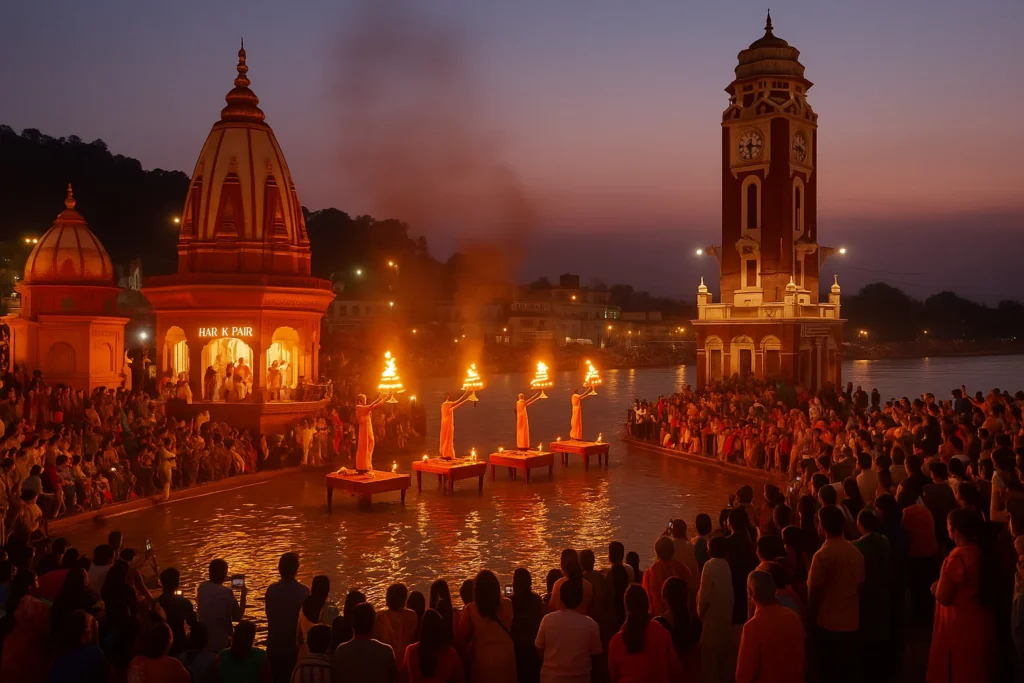 Ganga Aarti at Har Ki Pauri: Witness the Divine Evening Ceremony